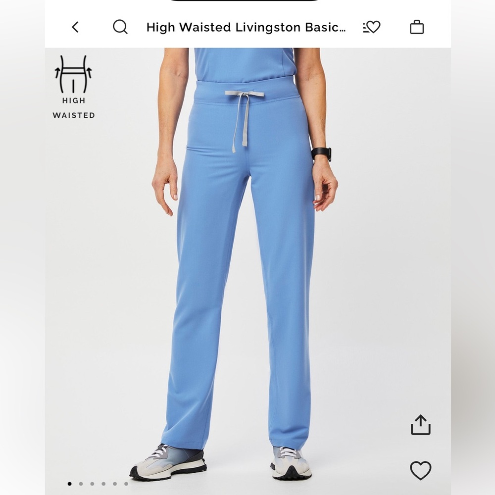 FIGS XL Ceil Blue Scrub Pants Like NEW